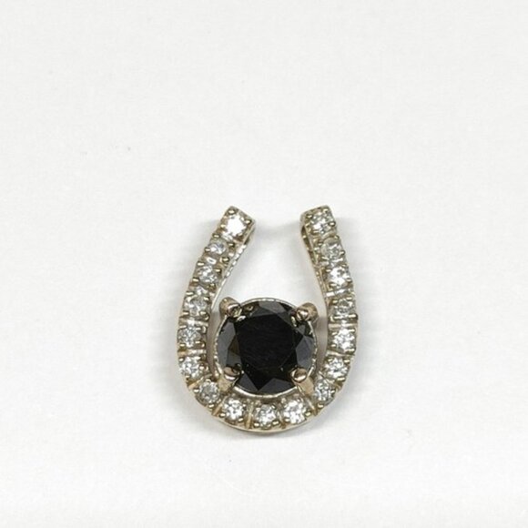 Jewelry Pendant Head Black diamond 0.7ct White Gold 5450484